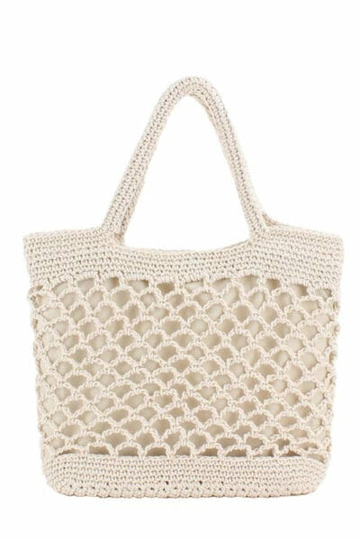 Boho Tasche Geflochtener Strohhalm