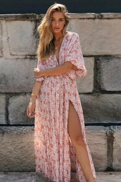 MAXI Boho-Kleid ROSA PUPPERND