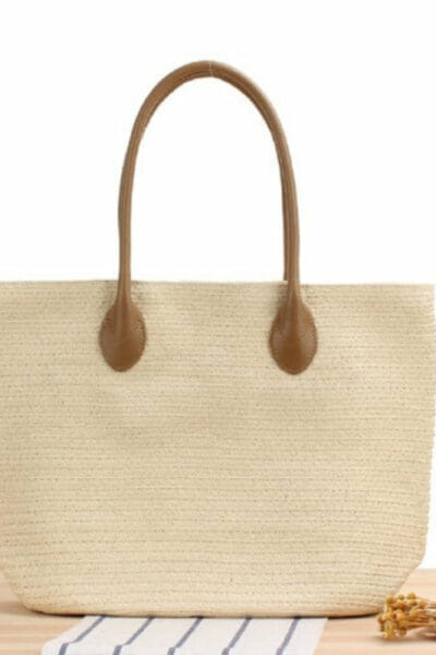 Strandtasche aus Stroh