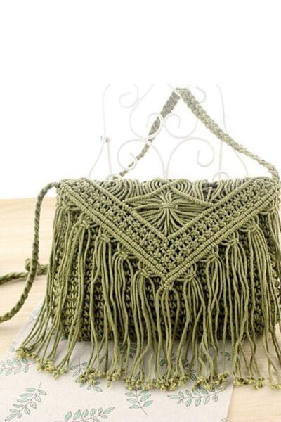 Tasche mit Fransen boho