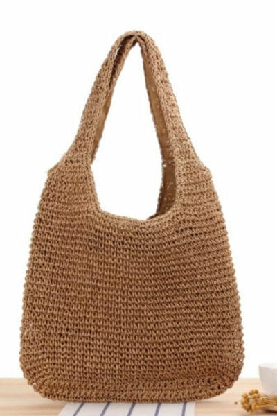 Tote Bag boho Stroh