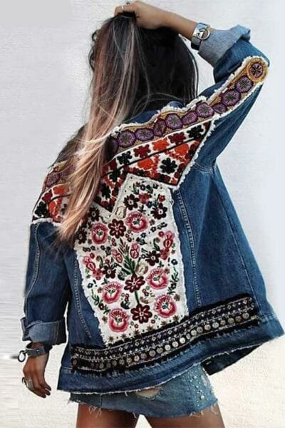 Ethnische Boho-Jacke