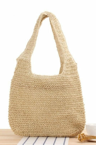 Tote Bag boho Stroh